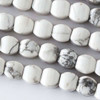 Howlite 8mm Cushion Beads - approx. 8 inch strand, Set A