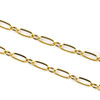 Gold Plated Stainless Steel 4mm Paper Clip Chain - 10 meter spool