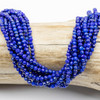 Cherry Tree Beads Lapis 3mm Faceted Round Beads - 15 inch strand 