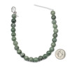 Large Hole Gemstone 8mm Round Beads with a 2.5mm Drilled Hole - approx. 8 inch strand