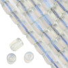 Cherry Tree Beads Large Hole Synthetic Opaline 10x14 Barrel Beads with 2.5mm Drilled Hole - approx. 8 inch strand 