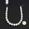 Cherry Tree Beads Large Hole Fresh Water Pearl 9-11mm White Potato Pearl with a 2-2.25mm Large Hole - approx. 8 inch strand 