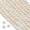 7-8mm White Freshwater Potato Pearl with a 2-2.5mm Large Hole - approx. 8 inch strand