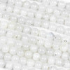 White Moonstone 8mm Round Beads - 16 inch strands