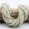 Cherry Tree Beads White Moonstone 5-6mm Rounds - 15.5 inch strand 