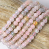 Cherry Tree Beads Morganite 4.5mm Round Beads - 15 inch strand 