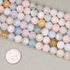 Cherry Tree Beads Morganite 8mm Round Beads - 15 inch strand