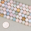 Cherry Tree Beads Morganite 8mm Round Beads - 15 inch strand 