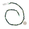 Moss Agate 6mm Simple Faceted Star Cut Beads - 16 inch strand