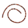 Mexican Red Porcelain Jasper 6mm Round Beads - 15 inch strand