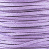 Lavender Purple Microsuede 1.5mm Thick, 2mm Wide Flat Cord - 25 yard spool