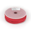 Red Microsuede 1.5mm Thick, 2mm Wide Flat Cord - 25 yard spool
