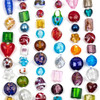 Cherry Tree Beads Mixed Handmade Lampwork Glass Strand - Multi-Colored Mix 