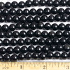 Black Obsidian 8mm Round Beads - approx. 8 inch strand, Set A