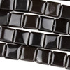 Cherry Tree Beads Black Obsidian 10mm Square Beads - approx. 8 inch strand, Set A 