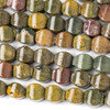 Ocean Jasper 8mm Cushion - approx. 8 inch strand, Set A