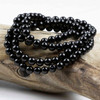 Onyx 6mm Mala Round Beads - 27 inch strand
