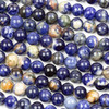 Cherry Tree Beads Orange Sodalite 8mm Round Beads - 15.5 inch strand 
