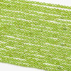 Cherry Tree Beads Peridot 3mm Faceted Round Beads - 15 inch strand 