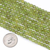 Cherry Tree Beads Peridot 4mm Faceted Round Beads - 15 inch strand 