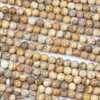Cherry Tree Beads Picture Jasper 6mm Round Beads - 15 inch strand 