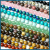 Gemstone 8mm Round Beads - approx. 8 inch strand, Set A