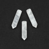 Clear Quartz 6x26mm Top Drilled Petite Hexagonal Point Pendant - 1 per bag