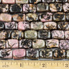 Cherry Tree Beads Rhodonite with Matrix 10x14mm Nugget Beads - approx. 8 inch strand, Set A 