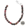 Cherry Tree Beads Rhodonite with Matrix 8mm Round Beads - approx. 8 inch strand, Set A 