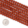 Cherry Tree Beads Red Jasper 6mm Rounds - 15 inch strand