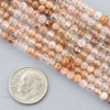 warm toned quartz beads