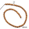 Cherry Tree Beads Sandalwood Round Beads - 16 inch strand 