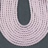 Matte Glass, Sea Glass Style 6mm Pink Round Beads - 16 inch strand