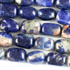 Sodalite 10x14mm Nugget Beads - approx. 8 inch strand, Set A