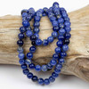 Cherry Tree Beads Sodalite 6mm Mala Round Beads - 115 beads per strand 