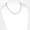 Gold Stainless Steel 4mm Cable Chain Necklace - 16 inch, SS10g-16