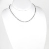 Silver Stainless Steel 4mm Cable Chain Necklace - 16 inch, SS10s-16