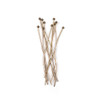 Rose Gold Plated Stainless Steel 2 inch, 22 gauge Headpins/Ballpins with 2mm Ball - 10 per bag