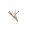 Rose Gold Plated Stainless Steel 1 inch, 22 gauge Headpins - 10 per bag