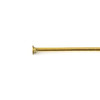 Gold Plated Stainless Steel 2 inch, 22 gauge Headpins - 100 per bag