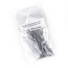 Rhodium Plated Stainless Steel 2 inch, 22 gauge Headpins - 100 per bag