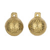 Tibetan Brass 32mm Bell - 2 per bag