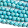 Turquoise Howlite 8mm Round Beads - approx. 8 inch strand, Set A