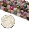 Cherry Tree Beads Rainbow Tourmaline 4.5mm Round Beads - 15 inch strand  Cherry Tree Beads Rainbow Tourmaline 4.5mm Round Beads - 15 inch strand