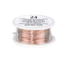 24 Gauge Coated Tarnish Resistant Rose Gold Plated Copper Wire on a 10-Yard Spool