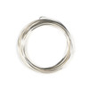 Cherry Tree Beads 18 Gauge Coated Tarnish Resistant Fine Silver Plated Copper Square Wire in 4-Yard Coil