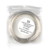 16 Gauge Coated Tarnish Resistant Fine Silver Plated Copper Wire in 15 Feet Coil