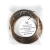 16 Gauge Coated Non-Tarnish Vintage Bronze Plated Copper Wire in 15-Feet Coil