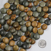 Wild Horse Picture Jasper 14mm Coin Beads - 16 inch strands