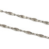 Stainless Steel Chain with 2.5x3.5mm Small Oval Links alternating with 2.5x10.5mm Bar Links